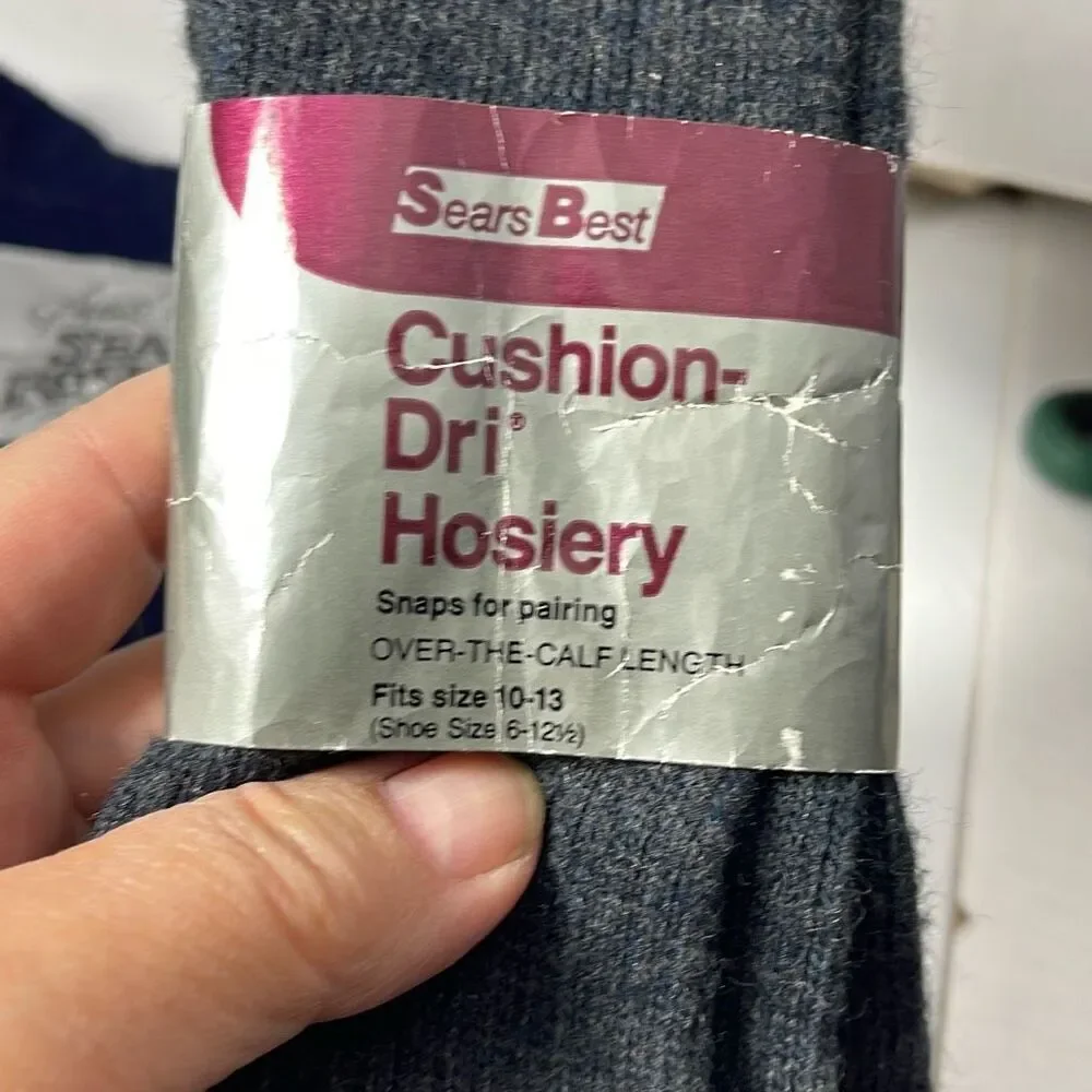 Lot of 3 deadstock Sears Best socks size 10-13